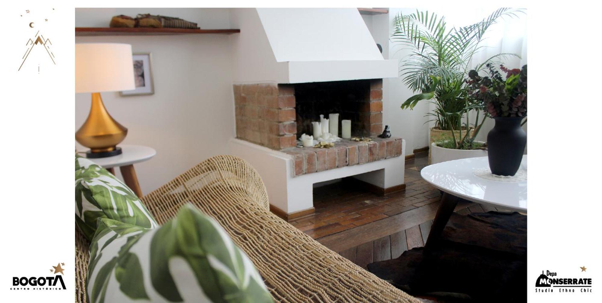 Depa Monserrate - Charming Historic Nest With Breathtaking Mountain Views - Apartaestudio Bogotá Exteriér fotografie
