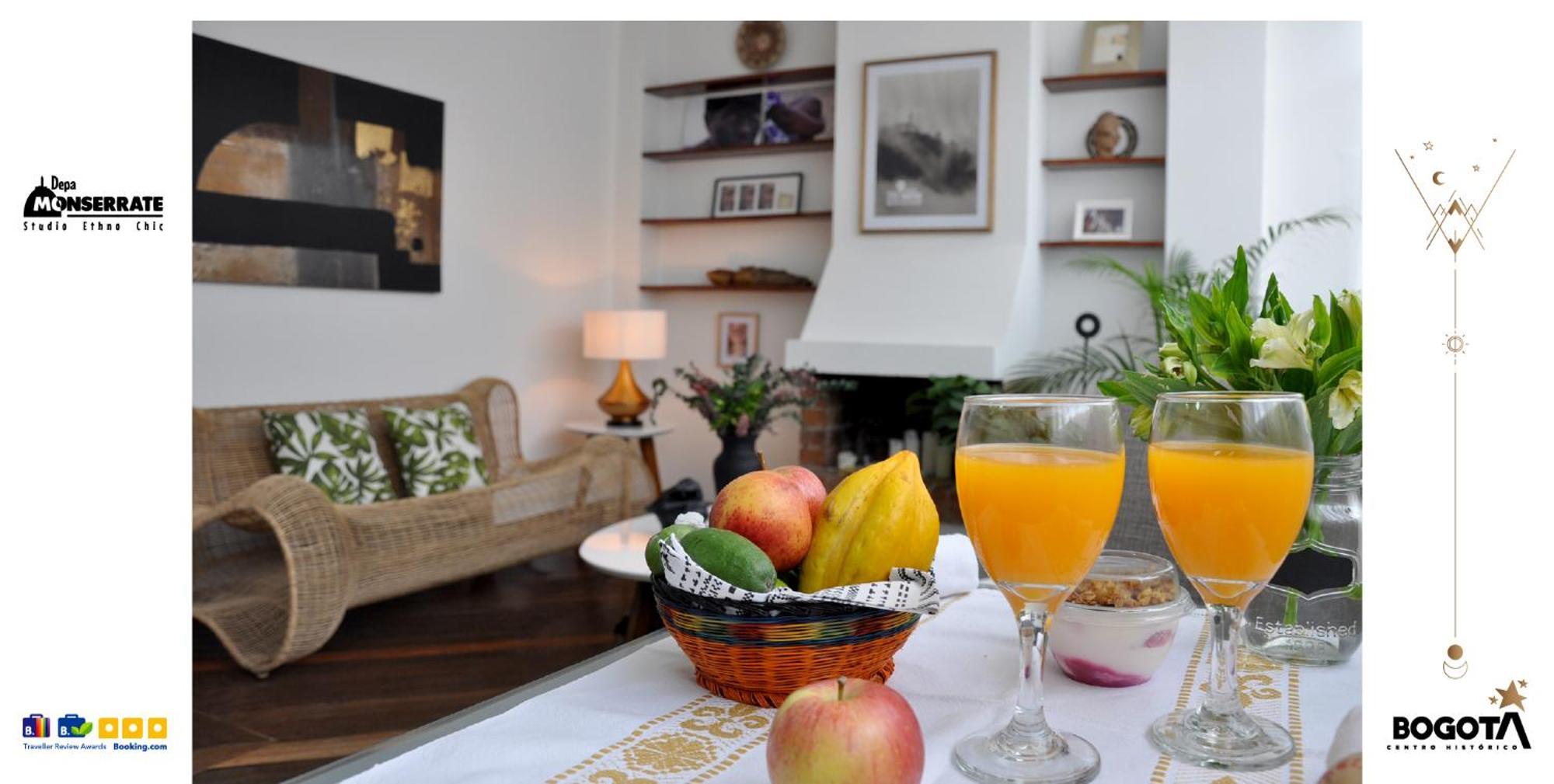 Depa Monserrate - Charming Historic Nest With Breathtaking Mountain Views - Apartaestudio Bogotá Exteriér fotografie