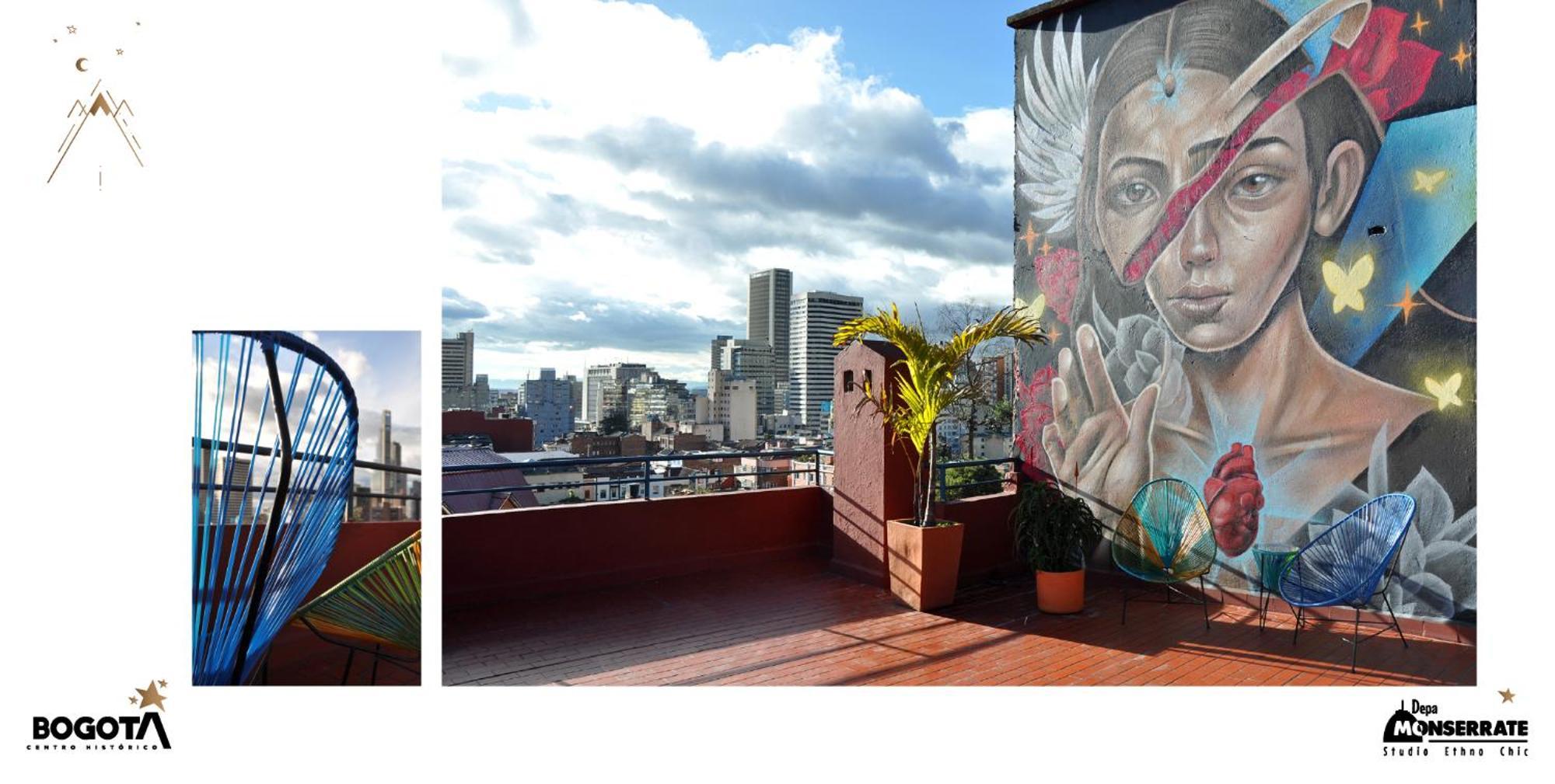 Depa Monserrate - Charming Historic Nest With Breathtaking Mountain Views - Apartaestudio Bogotá Exteriér fotografie
